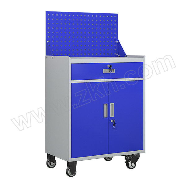 YN/云诺 一抽两门带网工具柜 XR-GJ040 尺寸720×420×840mm 额定承重60kg 灰白色+蓝色 1台