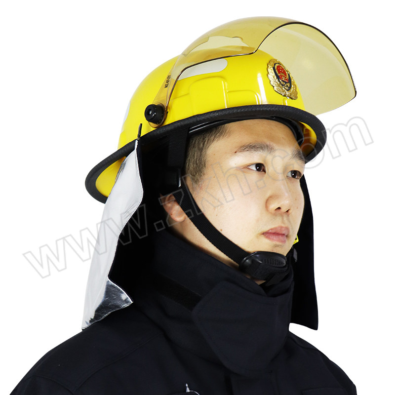 DONGAN/东安 14款灭火战斗服6件套(含3C认证) ZFMH-DA T2 XL 藏青色 含衣服×1+裤子×1+头盔×1+手套×1+腰带×1+43码靴子×1 1套