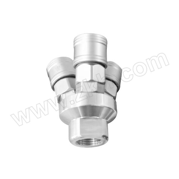ZHENGMI/正密 304不锈钢内丝圆三通 SMY-02F  （PT1/4 2分，内径约12mm） 内丝型 1个