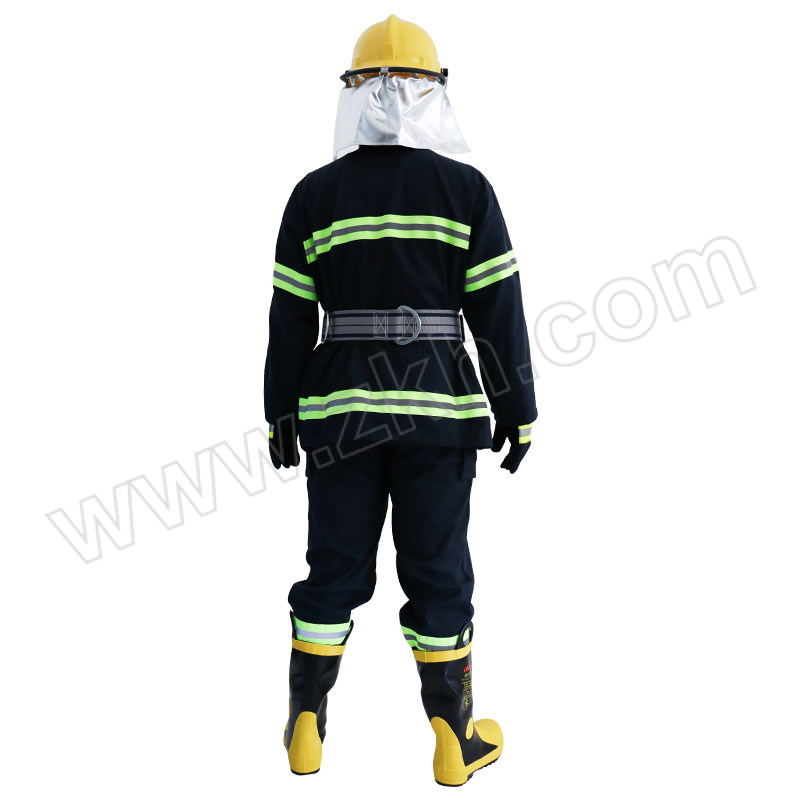 DONGAN/东安 02款消防训练服套装(不含3C) DAFZ19 内胆可拆卸 M 藏青色 含衣服×1+裤子×1+头盔×1+手套×1+腰带×1+41码靴子×1 1套