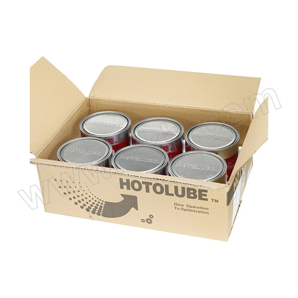 HOTOLUBE/虎头 全合成氟硅脂(食品级高低温密封润滑油脂) 2# 2kg×6罐 1箱