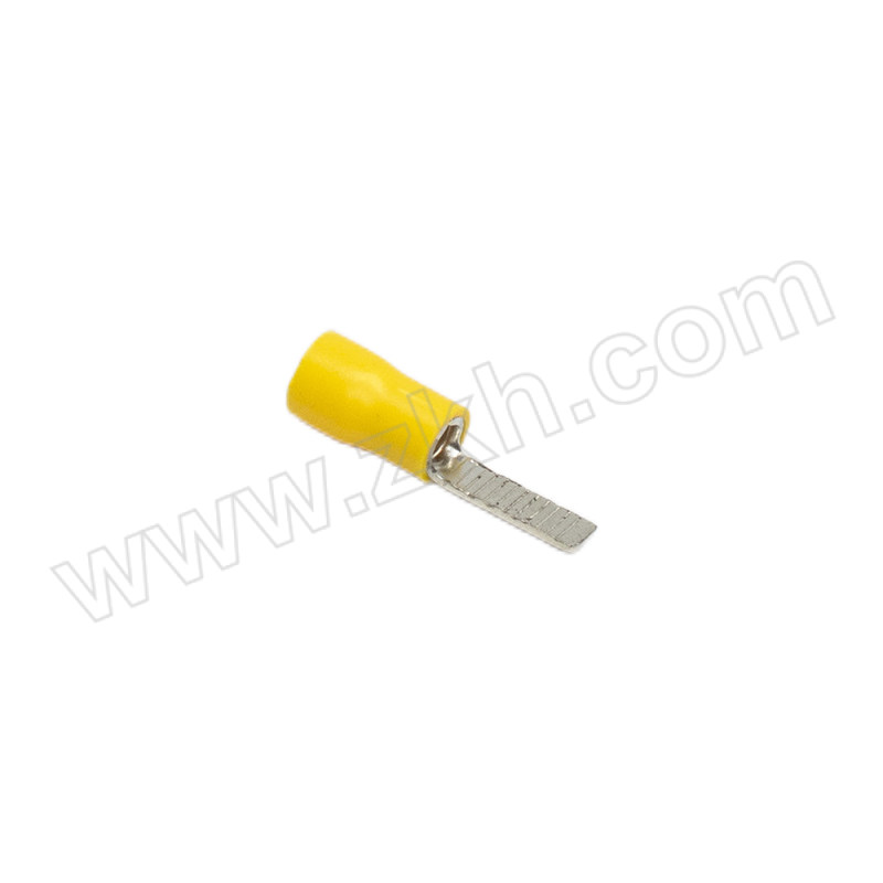 EYVJOYIN/尹佳 片形预绝缘接线端子 DBV5.5-14 黄铜 黄色 500个 1包