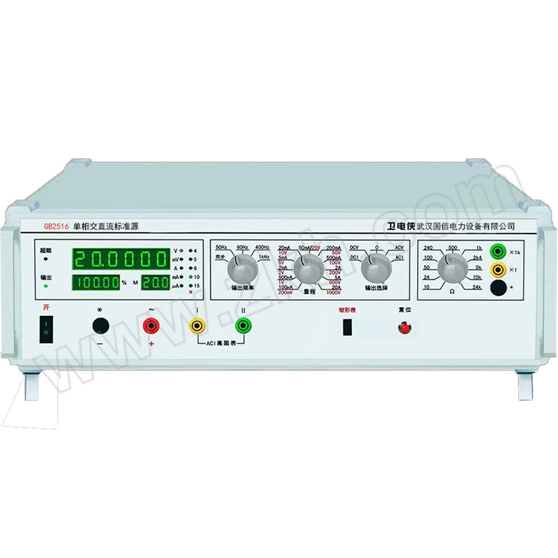 WDX/卫电侠 单相交直流标准源 GB2516 数码管/电流20A/电压1kV/精度0.2级 1台