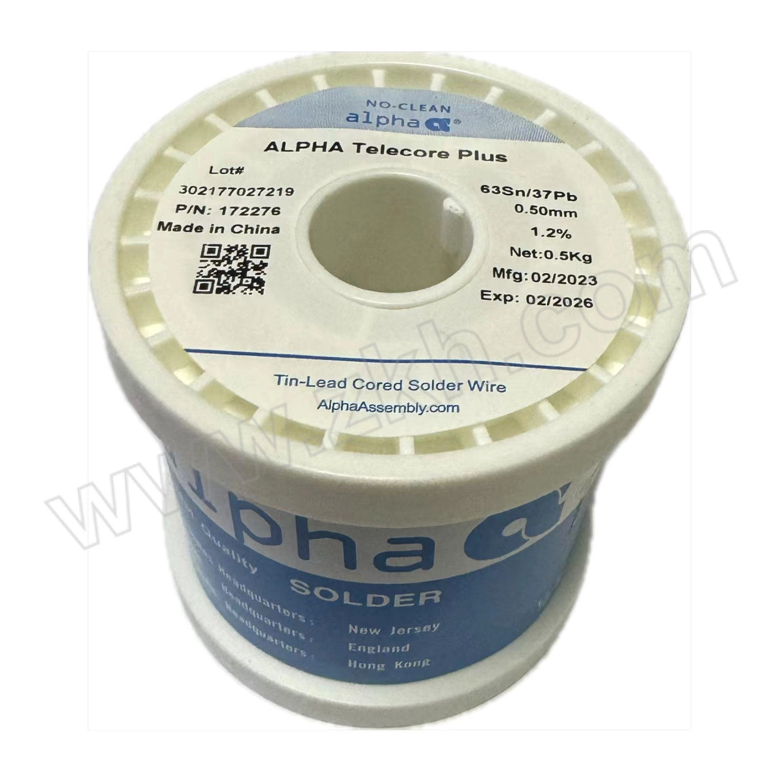 ALPHA/阿尔法 焊锡丝  Sn63Pb37-0.50mm 500g 1卷