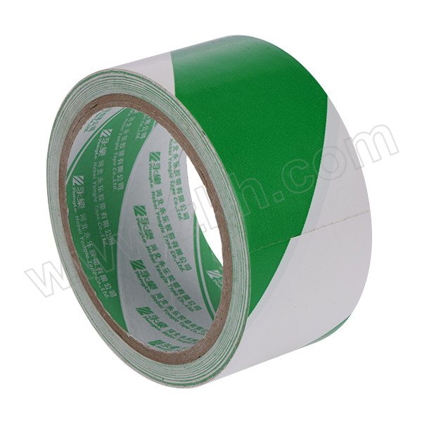 YONGLE/永乐 PVC标识警示胶带 JSH140-3 绿白 36mm×33m 1卷