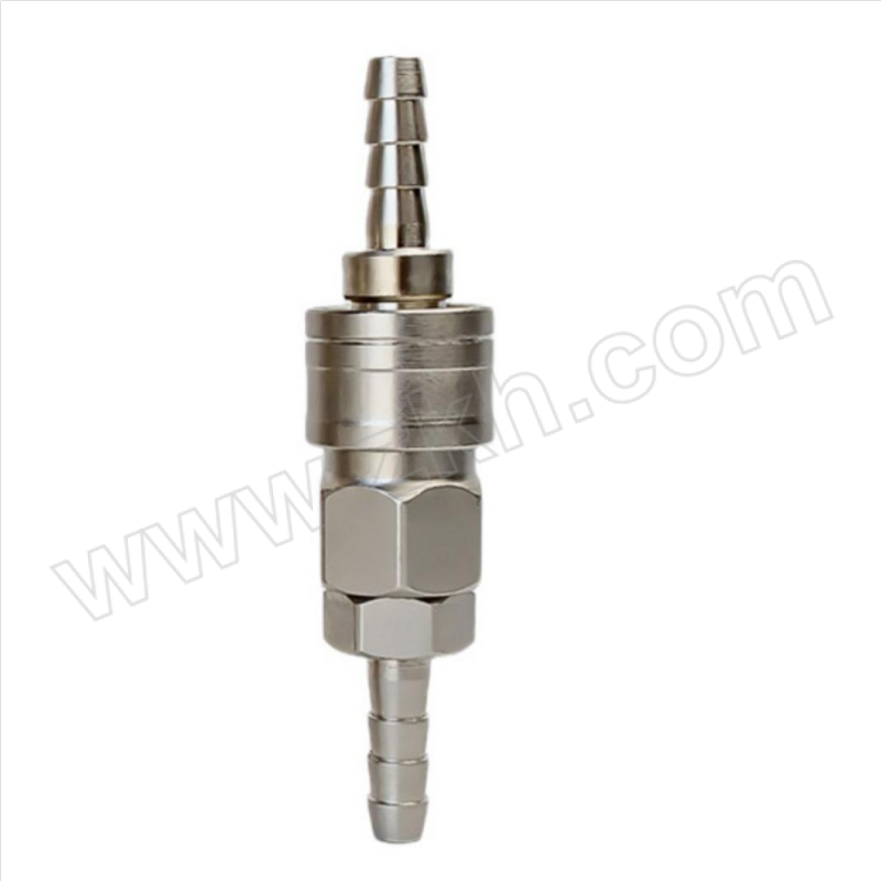 QIANHUAZHIKE/谦华智科 铁镀镍C式自锁型宝塔型快速接头 自锁SH40+PH40 精品宝塔母头外接管12mm+精品宝塔公头外接管12mm 1个