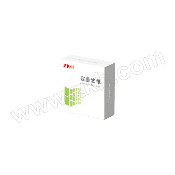 ZKH/震坤行 定量滤纸 ZB00060 中速202型 φ12.5cm 1盒
