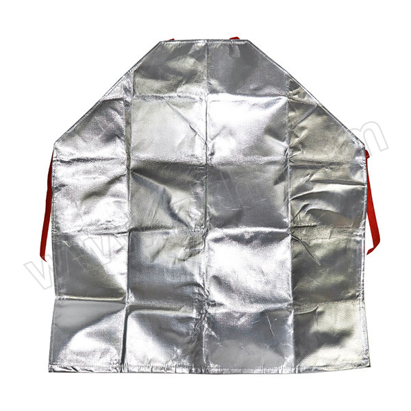 DONGAN/东安 铝箔隔热围裙 辐射热500℃ 均码 银色 1×0.95m 1件