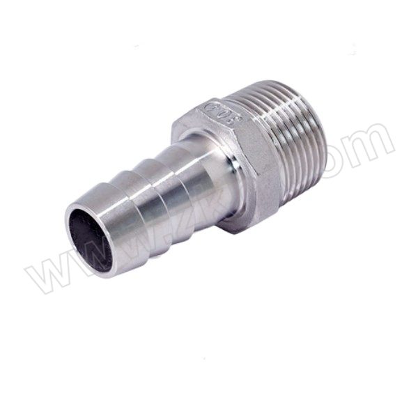 FLYFLOW/福莱福流 304不锈钢六角皮管接头 1"-φ32 胶管内径32mm 螺纹BSPT1" 1个
