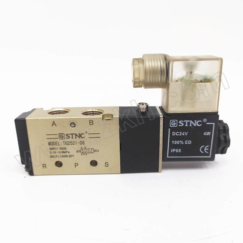STNC/索诺 电磁阀 TG2521-08 两位五通 接口G1/4 DC24V 1件