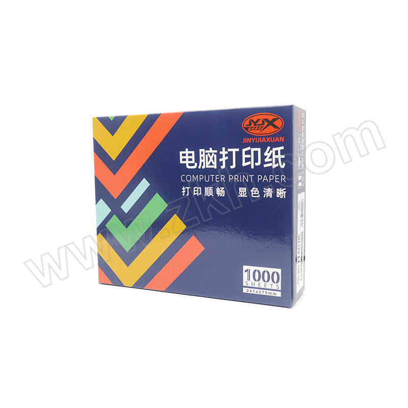 JINYIJIAXUAN/金逸嘉轩 金逸嘉轩电脑打印纸1000页 XC1K241-B1 二联整张 撕边 1000页 1盒