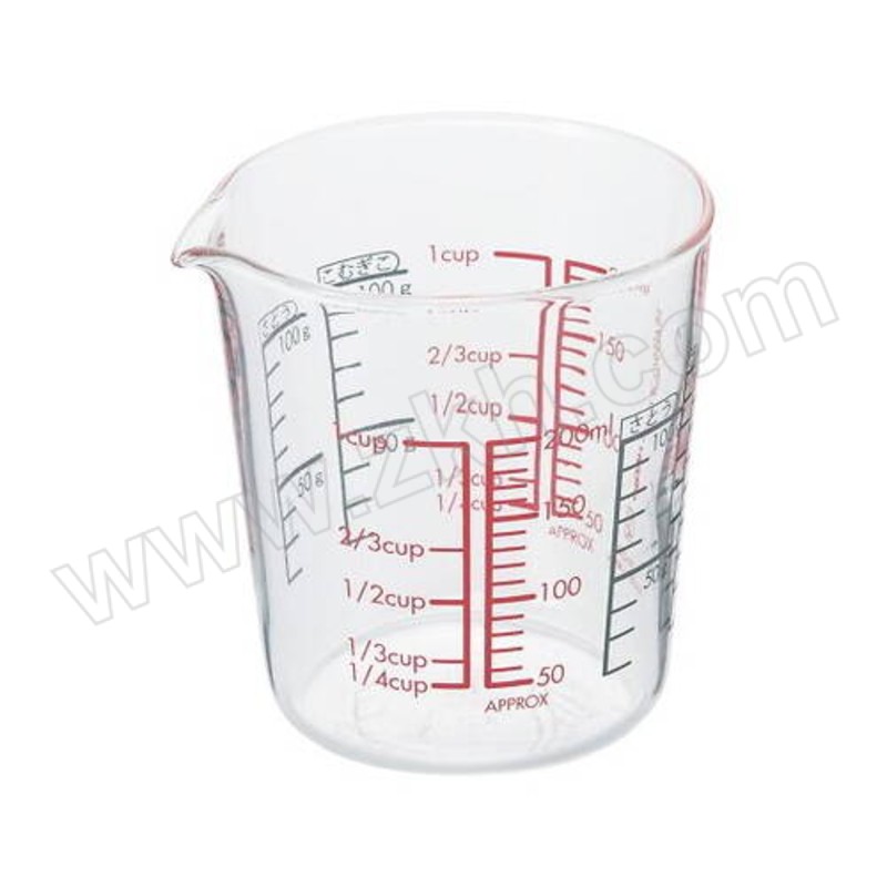 HARIO 多用途玻璃量杯 4-2286-01 200mL 1个