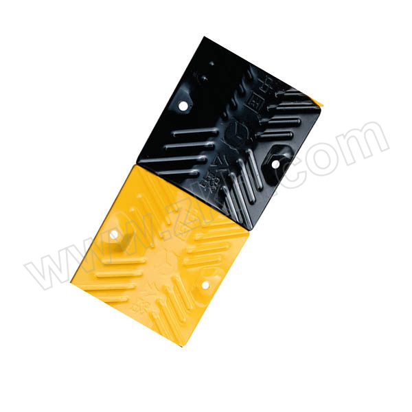 ZKH/震坤行 铸钢减速带 SH-S02 黄色+黑色 单块250×250×40mm 重约4.2kg 2块 1组