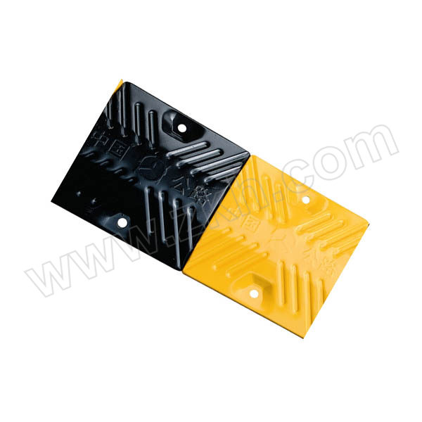 ZKH/震坤行 铸钢减速带 SH-S02 黄色+黑色 单块250×250×40mm 重约4.2kg 2块 1组