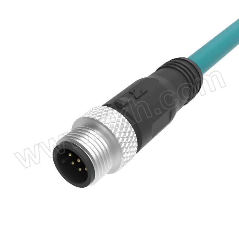 ZHAOLONG/兆龙 工业以太网M12传感器电缆组件 ZL7402A205 SF/UTP-CAT5E-4x2x7*0.160mm 蓝色 1m 1根