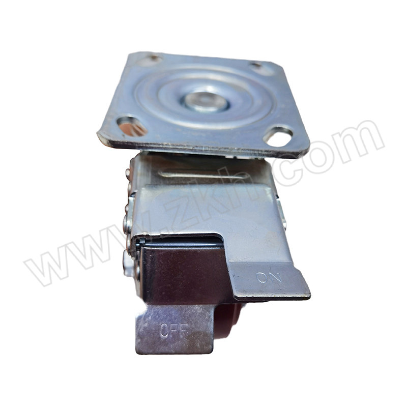 HUANDAO/环岛脚轮 6"重型双轴(枣红)超级聚氨酯脚轮 05UPB150SA 载荷410kg 轮径150mm 安装高度193mm 1个