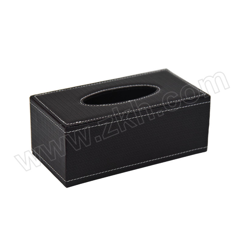 SAFEWARE/安赛瑞 皮革纸巾盒 7D00012 24×12×9.5cm 3L 席纹 1个
