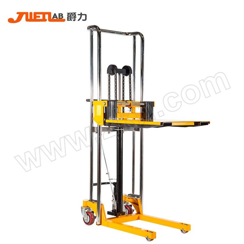 JLIFTLAB/爵力 手动行李堆高车 SDDJ1100 载重400kg 货叉长度650mm 提升高度1100mm 货叉宽度550mm 1台