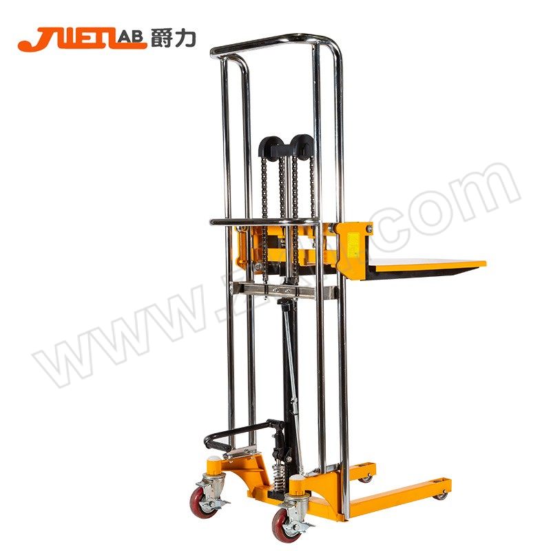 JLIFTLAB/爵力 手动行李堆高车 SDDJ1100 载重400kg 货叉长度650mm 提升高度1100mm 货叉宽度550mm 1台