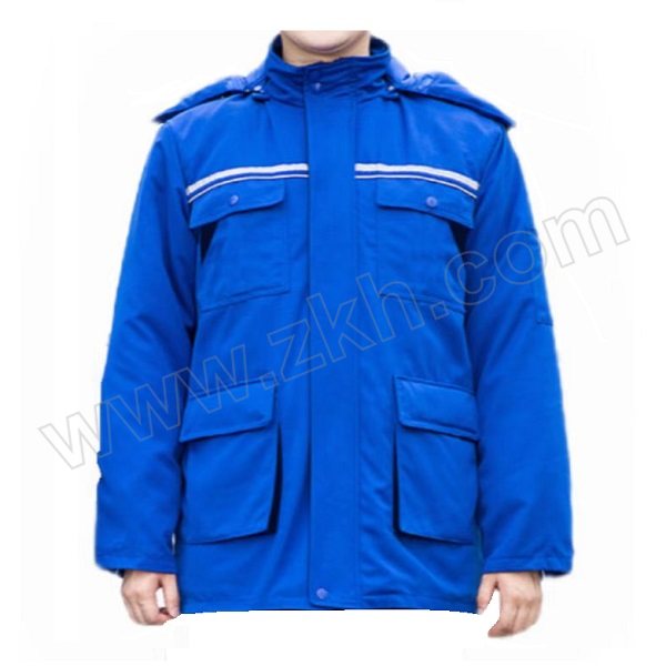 HL/恒漉 防静电可拆卸棉服 TZM2066M-1 175码 艳蓝色 1件