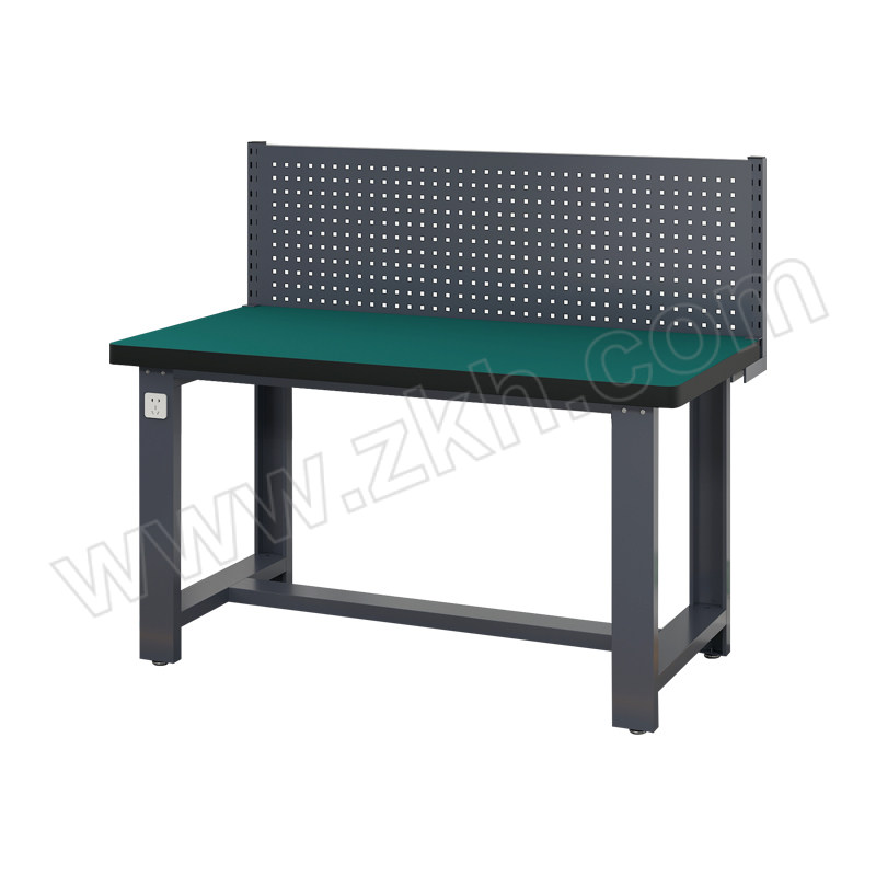 WTJG/蔚图京冠 重型工作台带单挂板 WB916 尺寸1200×750×1250mm 台面承载1000kg 灰黑色 1台