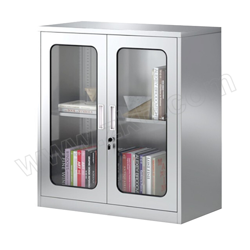 RM 304不锈钢玻璃门矮柜 BXGDG-13 尺寸900×400×1000mm 1台
