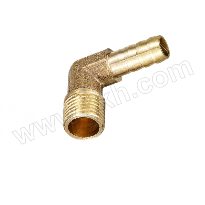 QIANHUAZHIKE/谦华智科 L型铜直角弯头 宝塔PL8-02 外接管内径8mm 外丝螺纹1/4" 1个