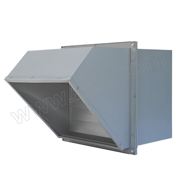 DINZOO/顶卓 边墙式防爆轴流风机 WEXD-350D4 AC380V 250W 标配自垂百叶 配45°防雨罩带防虫网 排风 不带插头 1台