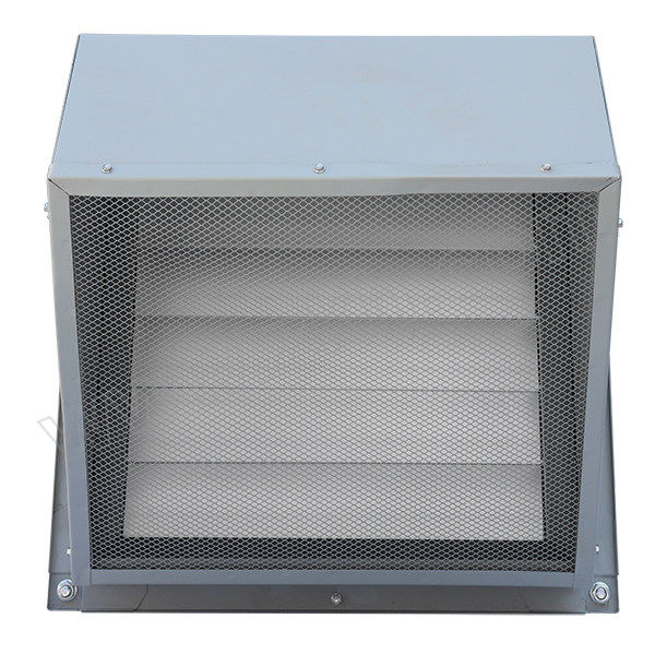 DINZOO/顶卓 边墙式防爆轴流风机 WEXD-350D4 AC380V 250W 标配自垂百叶 配45°防雨罩带防虫网 排风 不带插头 1台
