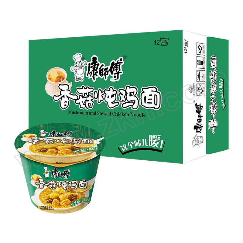 KANGSHIFU/康师傅 桶装方便面 香菇炖鸡 1箱