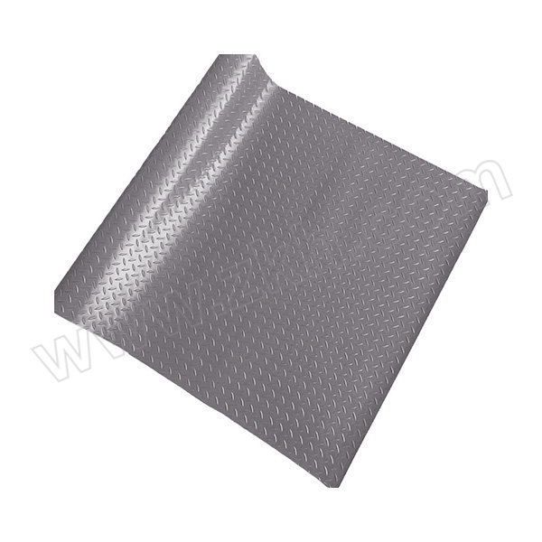 ZKH/震坤行 人字纹防滑地垫 DPH23GR 900mm×15m 灰色 厚2.3mm 牛津底 加厚 1卷