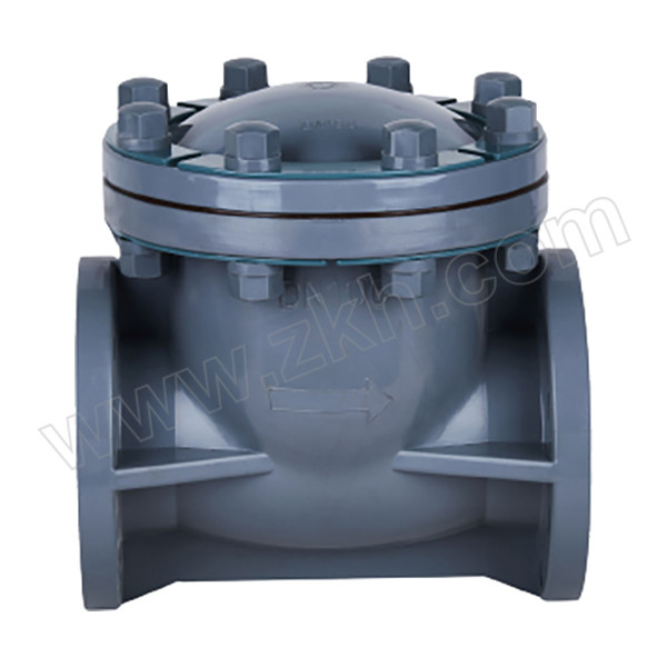 KXPV/凯鑫 CPVC过滤器 DN65 旋启式止回阀改 浅灰 1MPa 1个