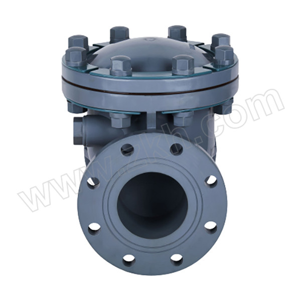 KXPV/凯鑫 CPVC过滤器 DN65 旋启式止回阀改 浅灰 1MPa 1个