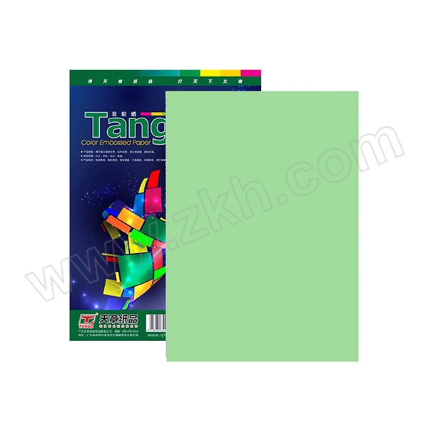 XLTZ/新绿天章 彩色封面纸 P6288 A3++凹凸皮纹纸 浅绿色 210g 100张 1包
