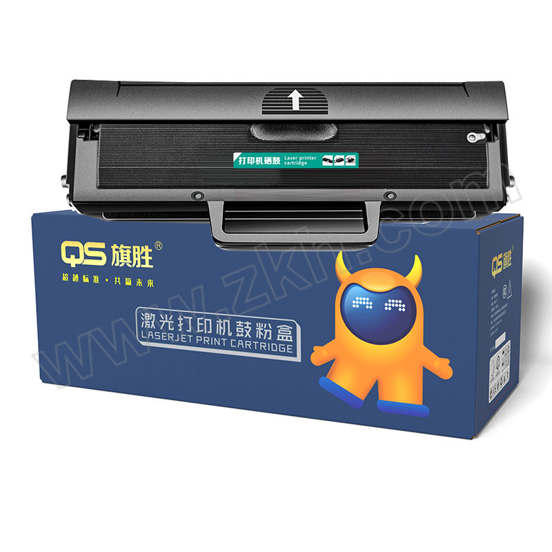 QS/旗胜 110A系列硒鼓 HP W1110a 黑色 适用惠普HP LaserJet/136a/136w/136nw/136wm/138p/138pn/138pnw/103a/108a/108w/107a/107w/107r/131a/133pn/W1003AC/110A/W1110A系列打印机 含芯片精装版 1支