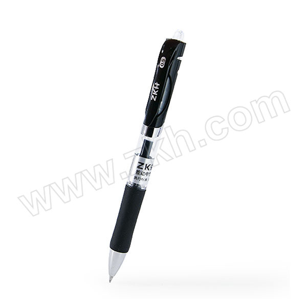 ZKH/震坤行 按动中性笔 30202 【转】0.5mm 黑色 1支