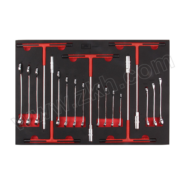JETECH/捷科 工具车模块组套工具第三层(不含工具车) RC-121+37S-3 扳手EVA组件 1套