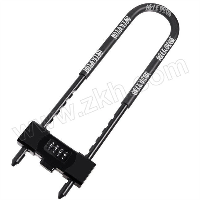 HANMA/罕码 加长卡位款U型玻璃门锁 HMLK3123 锁体长度410mm 锁定范围195-330mm 1个
