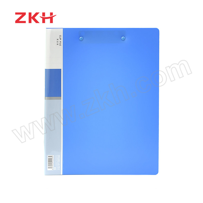 ZKH/震坤行 单强力夹 HBG-WJJ02 A4 蓝色背宽18mm 1个