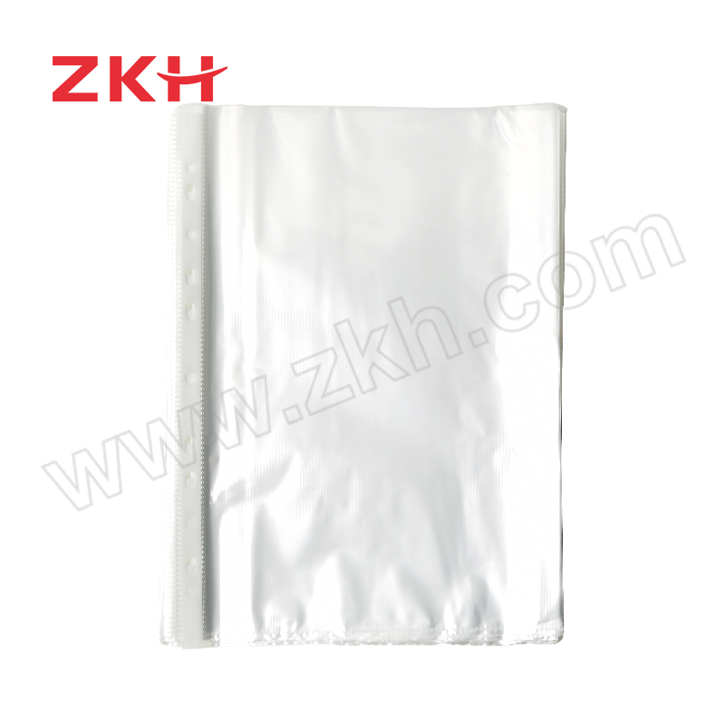ZKH/震坤行 11孔资料袋 HBG-PB411 A4 透明 1包
