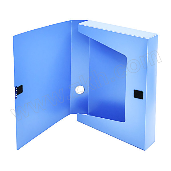 ZKH/震坤行 档案盒 HBG-FB55 A4 背宽55mm 商务蓝 1个