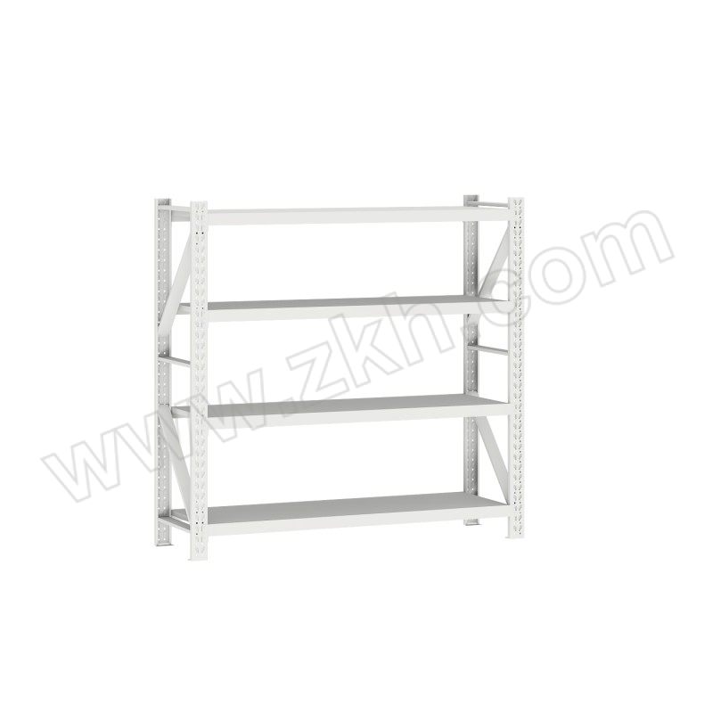 KYFH/开元飞虎 蝴蝶孔仓储中型货架白色 K1800×400×2000mm 1组