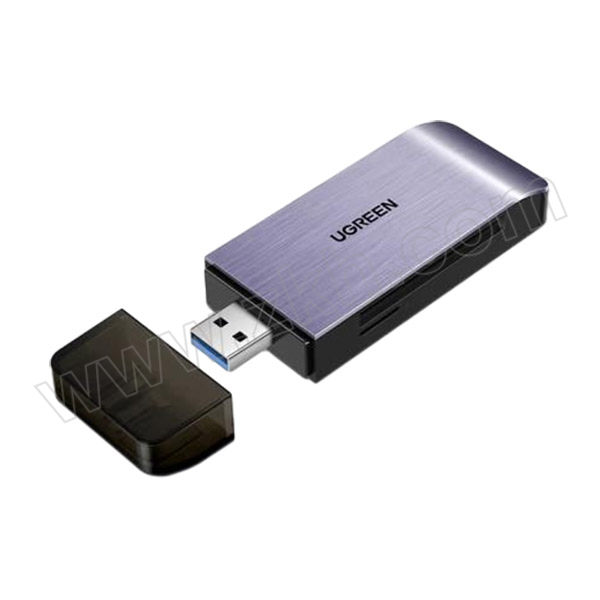 UGREEN/绿联 USB3.0多功能读卡器 50541 多卡多读 4卡槽 支持SD/TF/CF/MS卡 1个