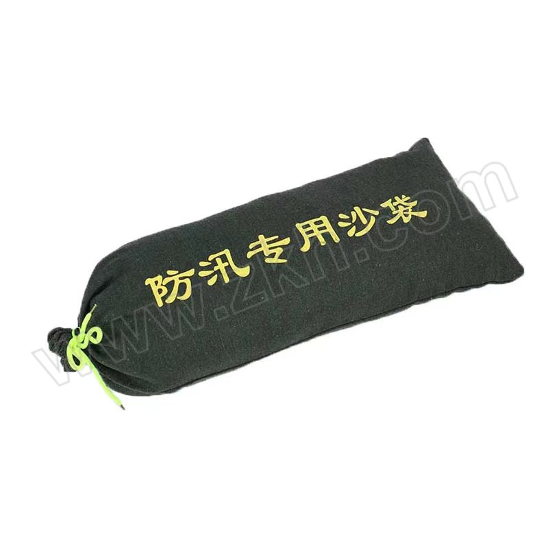 FJ/枫憬 加厚抽绳式防汛沙袋 FXSD-2/5 绿色 帆布 250×500mm 不含沙 1条