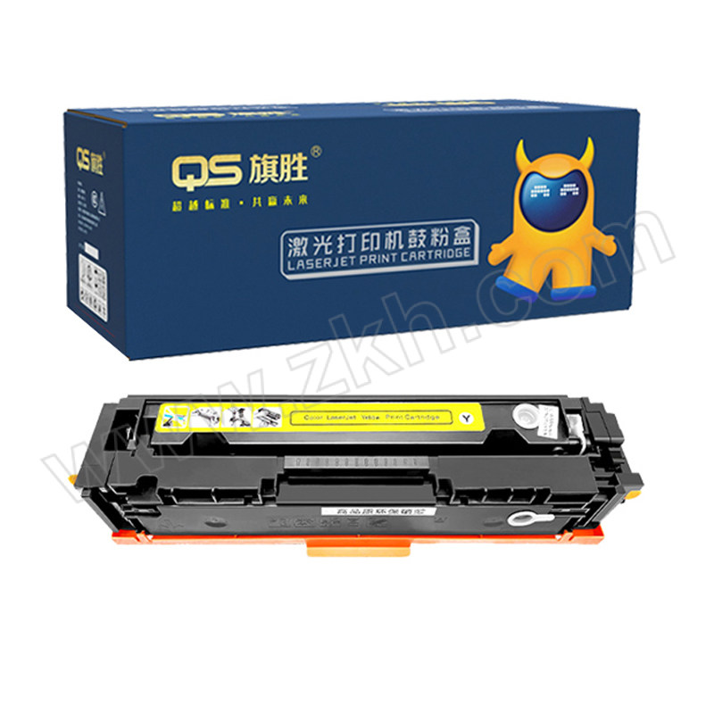 QS/旗胜 W2210A系列硒鼓 2210 黄色 适用惠普 Color LaserJet W2210A/M255NW/255NW/M282NW/M283FDN/HP207A 1支