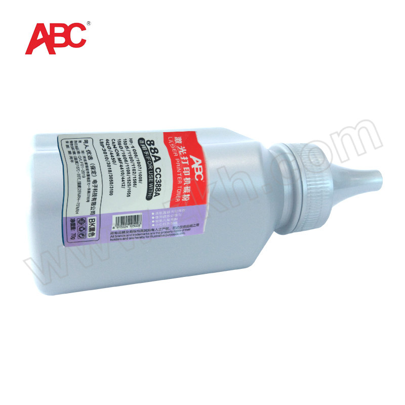ABC 碳粉 LBP3010 黑色 适用佳能MF4410/MF4412/MF4420/MF4450/lbP3010/lbP3018/lbP3050/lbP3100 1支
