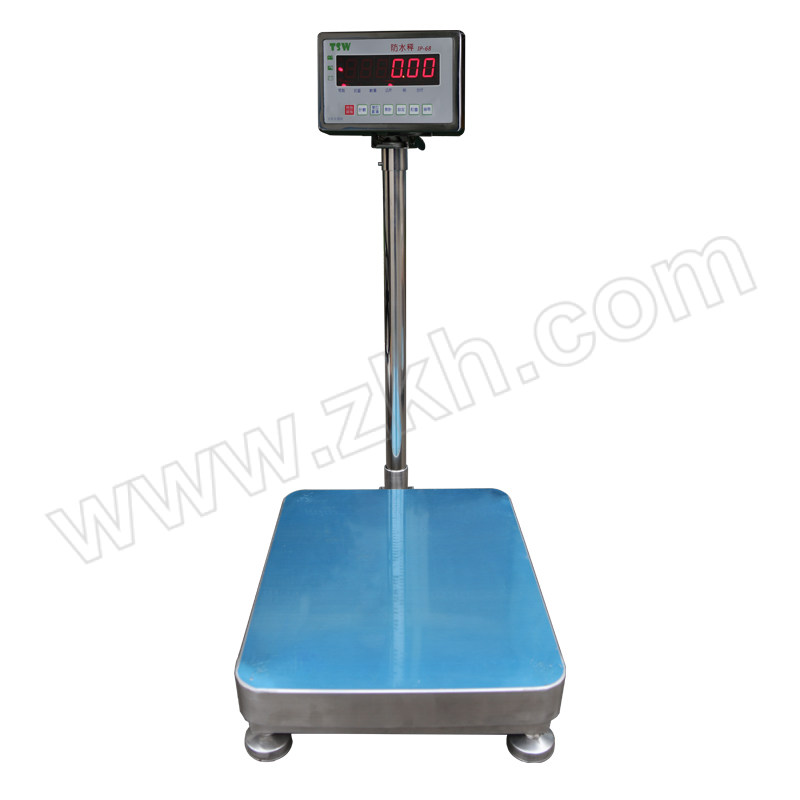 GSS/仲恒 不锈钢防水台秤 TSW-E-75KG/5G(40X50CM) 量程75kg 精度5g 尺寸400×500mm 1台