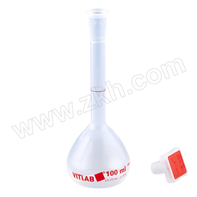 LLG LABWARE B级PMP容量瓶(带PP塞) 5-5684-13 100mL 1个