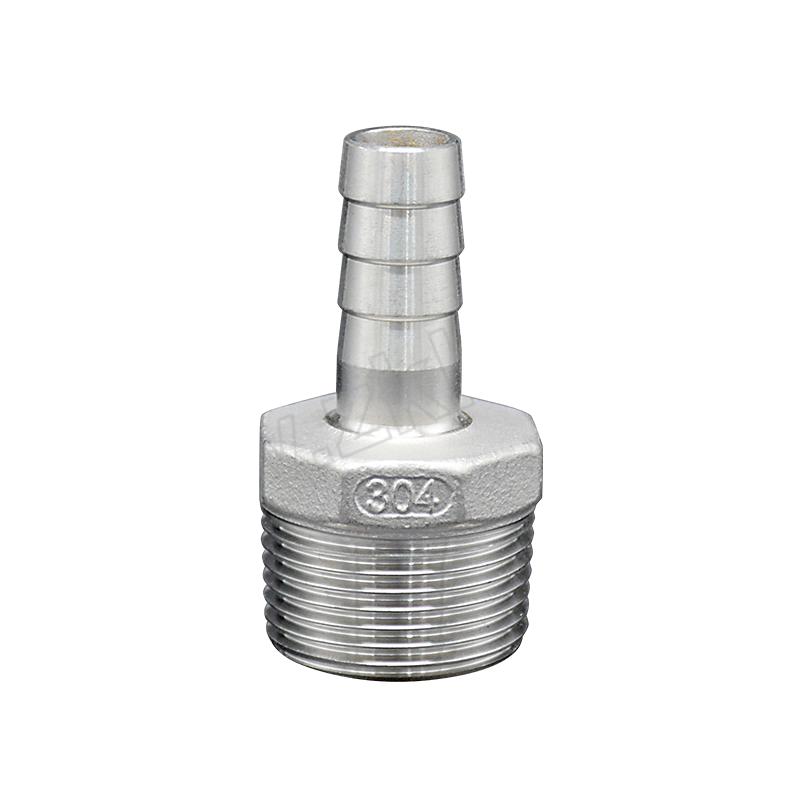 EADEK/灵腾 304不锈钢六角外牙软管接头 LT-13A-NPT螺纹 1/8"-Φ8 1个