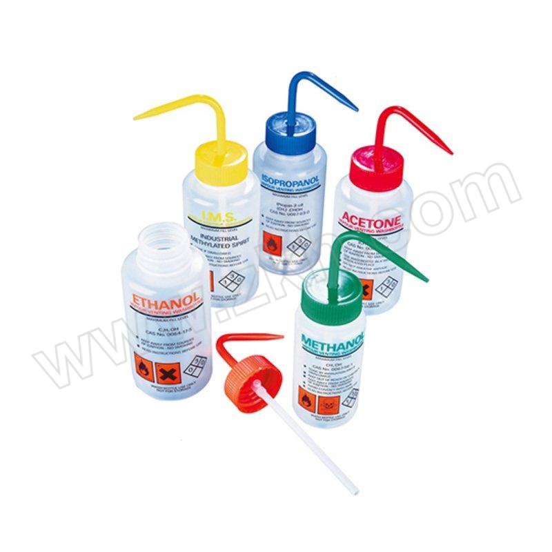 LLG LABWARE 药品标识广口洗净瓶 3-6121-06 500mL 1个
